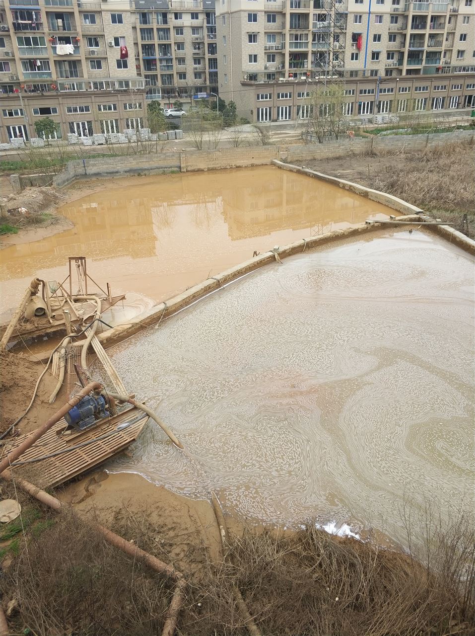 光村镇沉淀池淤泥清理-厂区废水池淤泥清淤